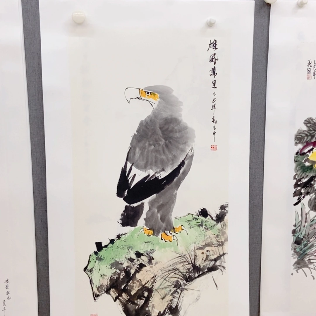拿****国画手写手绘火花102