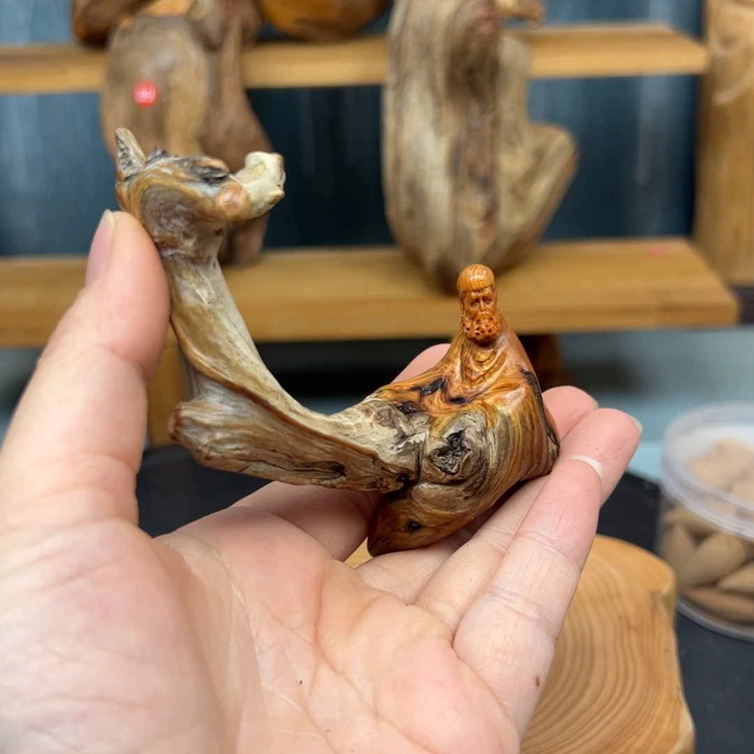 木崖柏木摆件手把件，