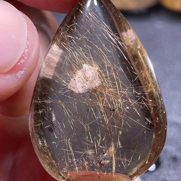 般***若未镶嵌颈饰发晶钛晶