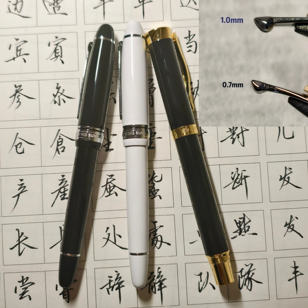 暮歌手工打磨钢笔，0.7-1.0暗尖长刀研，出锋自然细腻不断墨易控笔