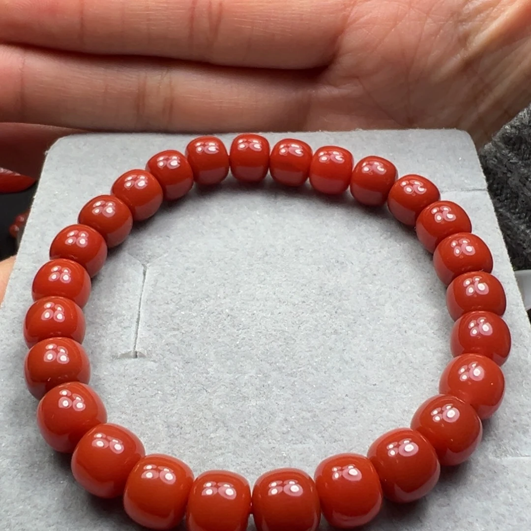 南红玛瑙未镶嵌手串
