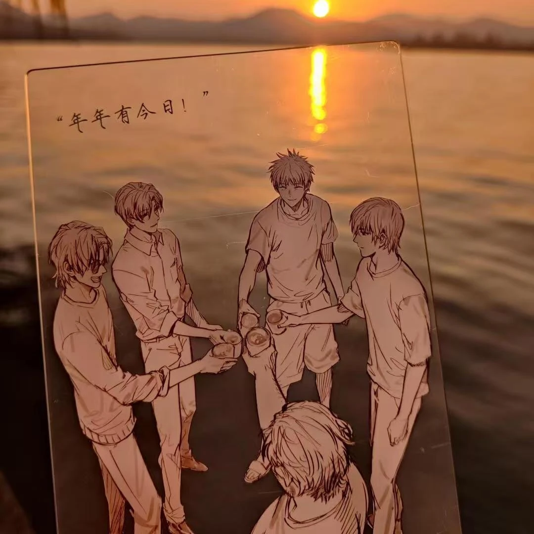盗墓笔记周边同人年年有今日吴邪张起灵透卡高颜值拍照打卡装饰