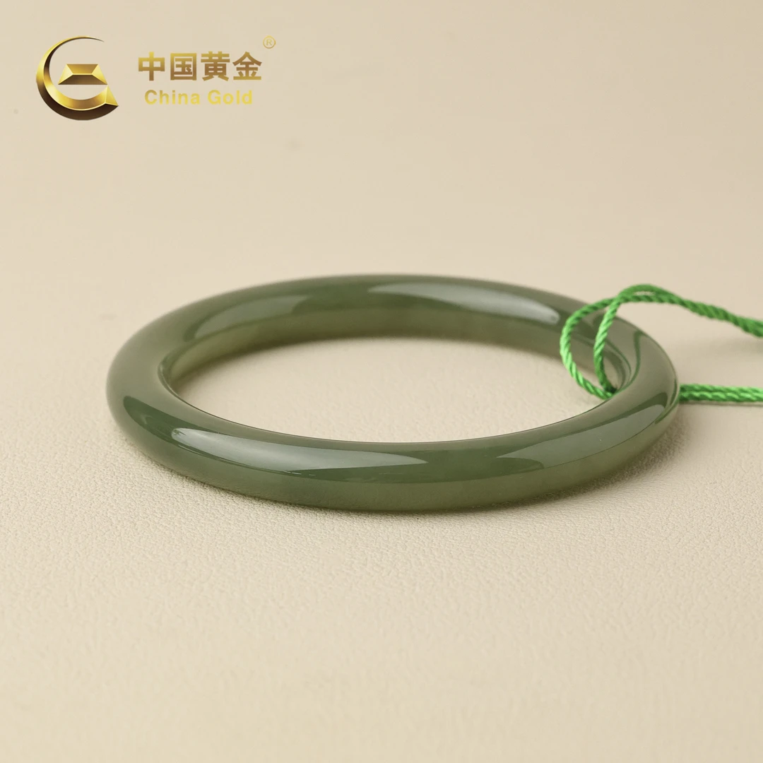 【中国黄金】矜漪晴 | 和田玉*手镯*未镶嵌-SZ751-格