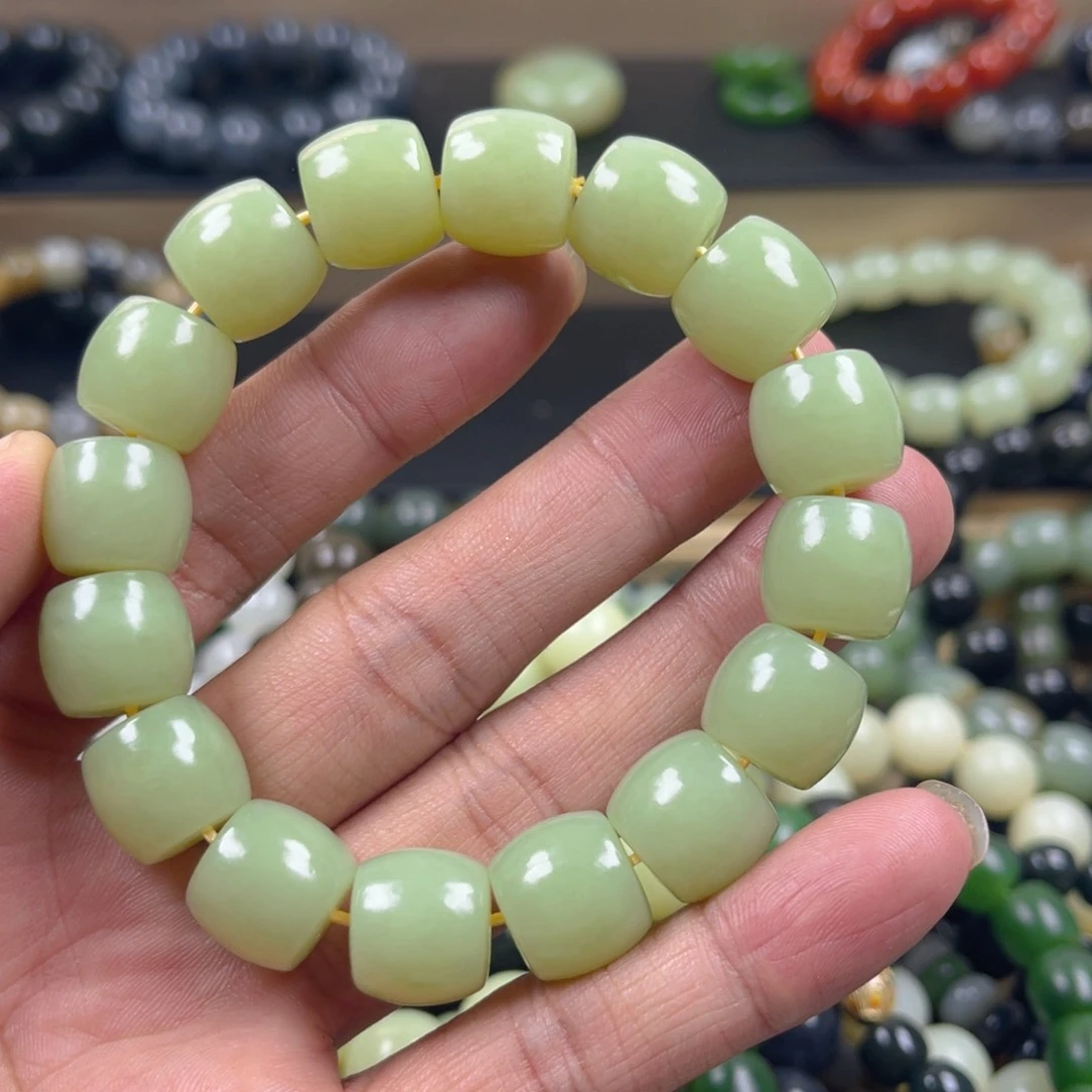 和田玉手串未镶嵌