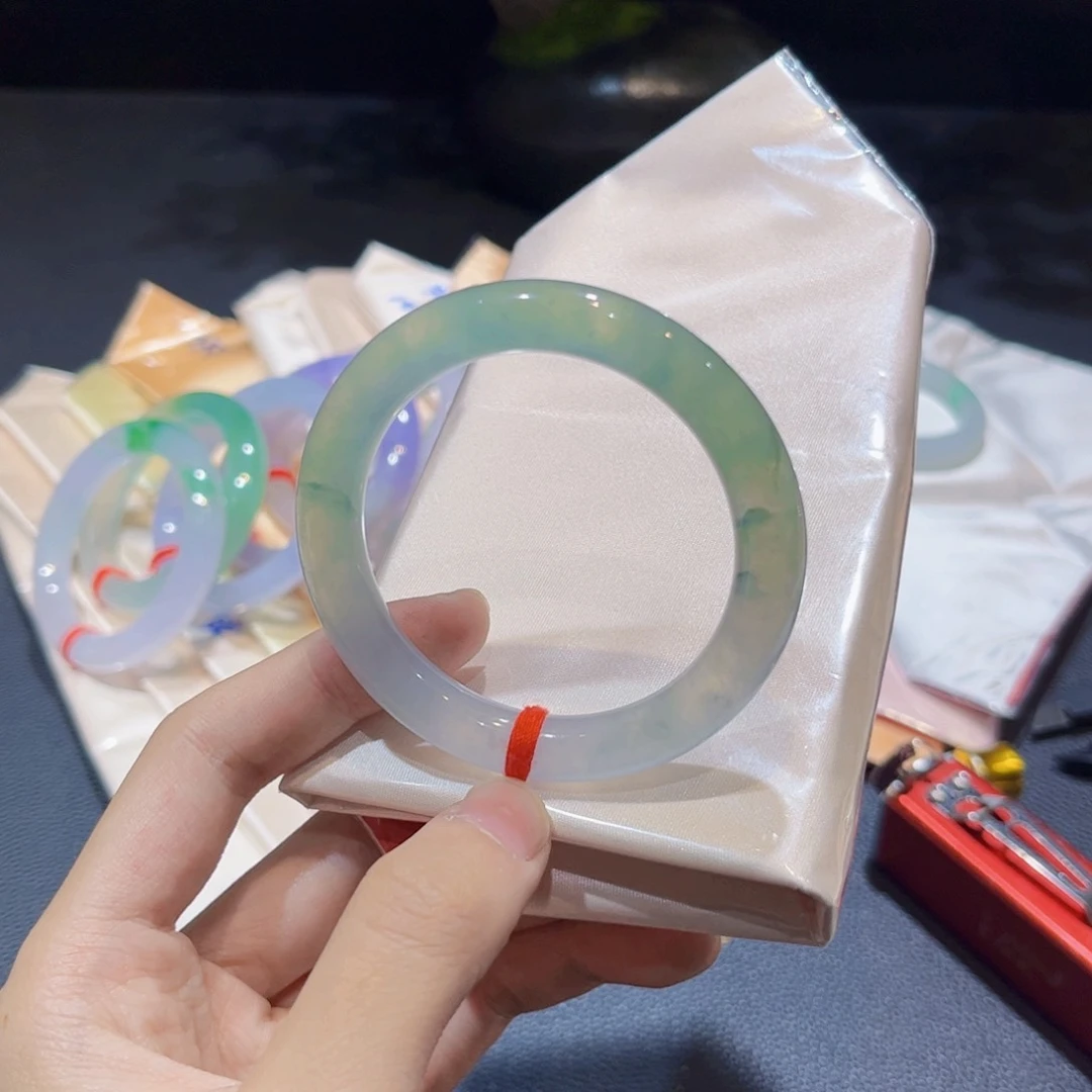 未镶嵌手镯翡翠翡翠手镯50圈口