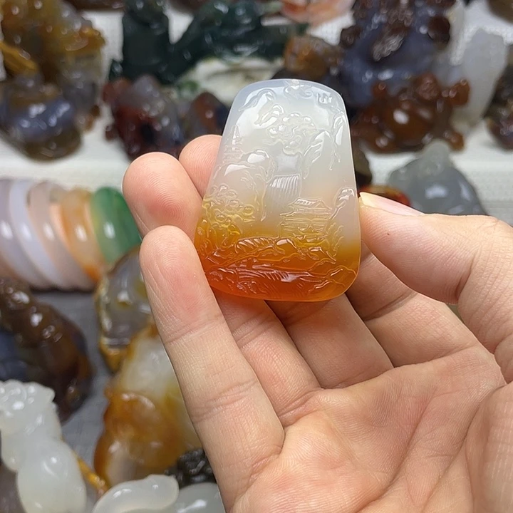 玛瑙/玉髓饰品未镶嵌