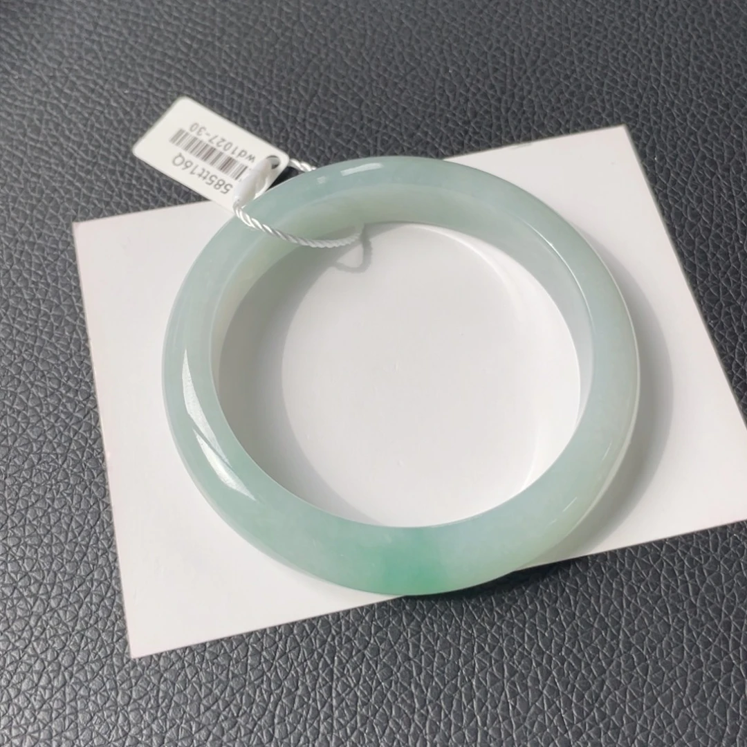 翡翠未镶嵌手镯19号