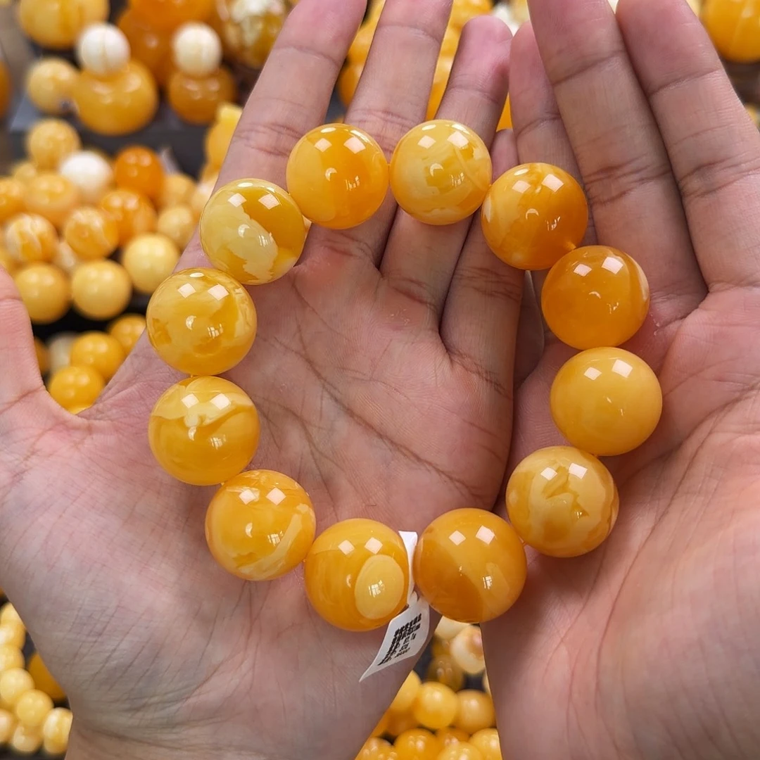 琥珀未镶嵌珠宝奇石21mm