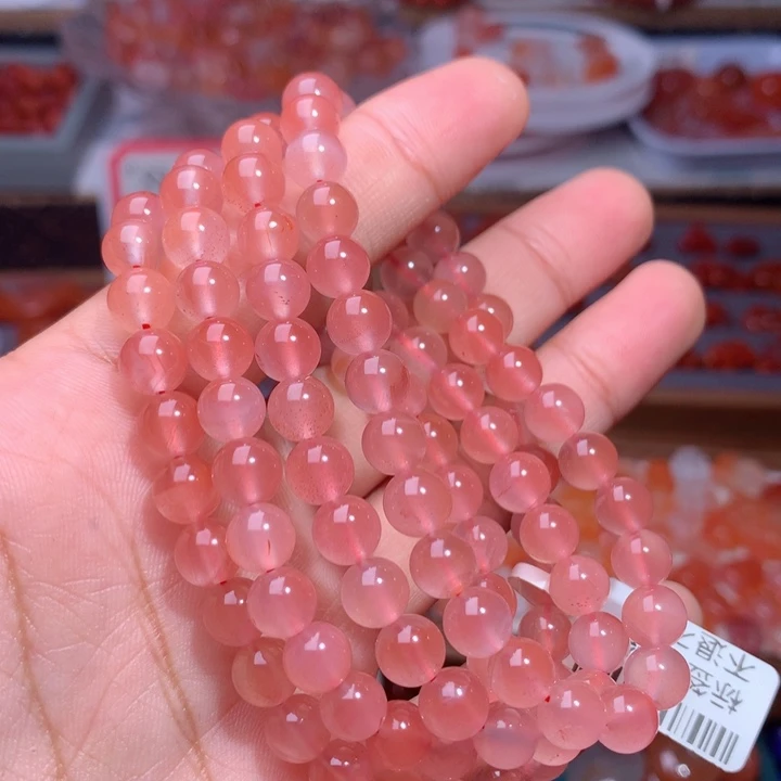 南红玛瑙未镶嵌南红冰粉多圈