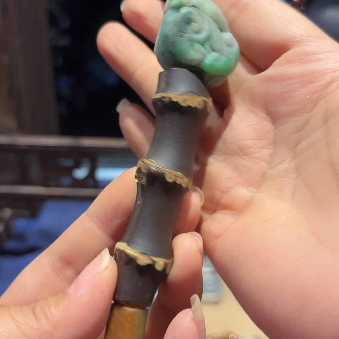 翡翠未镶嵌颈饰原创