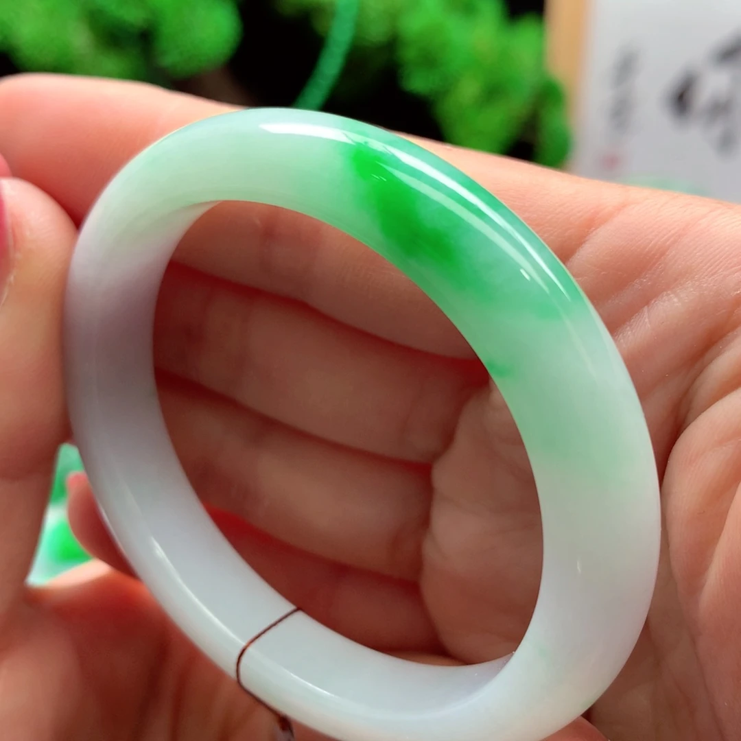 未镶嵌手镯翡翠缅甸51.4贵妃