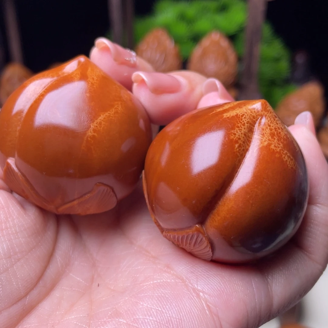 吊坠橄榄核寿桃手球3.5