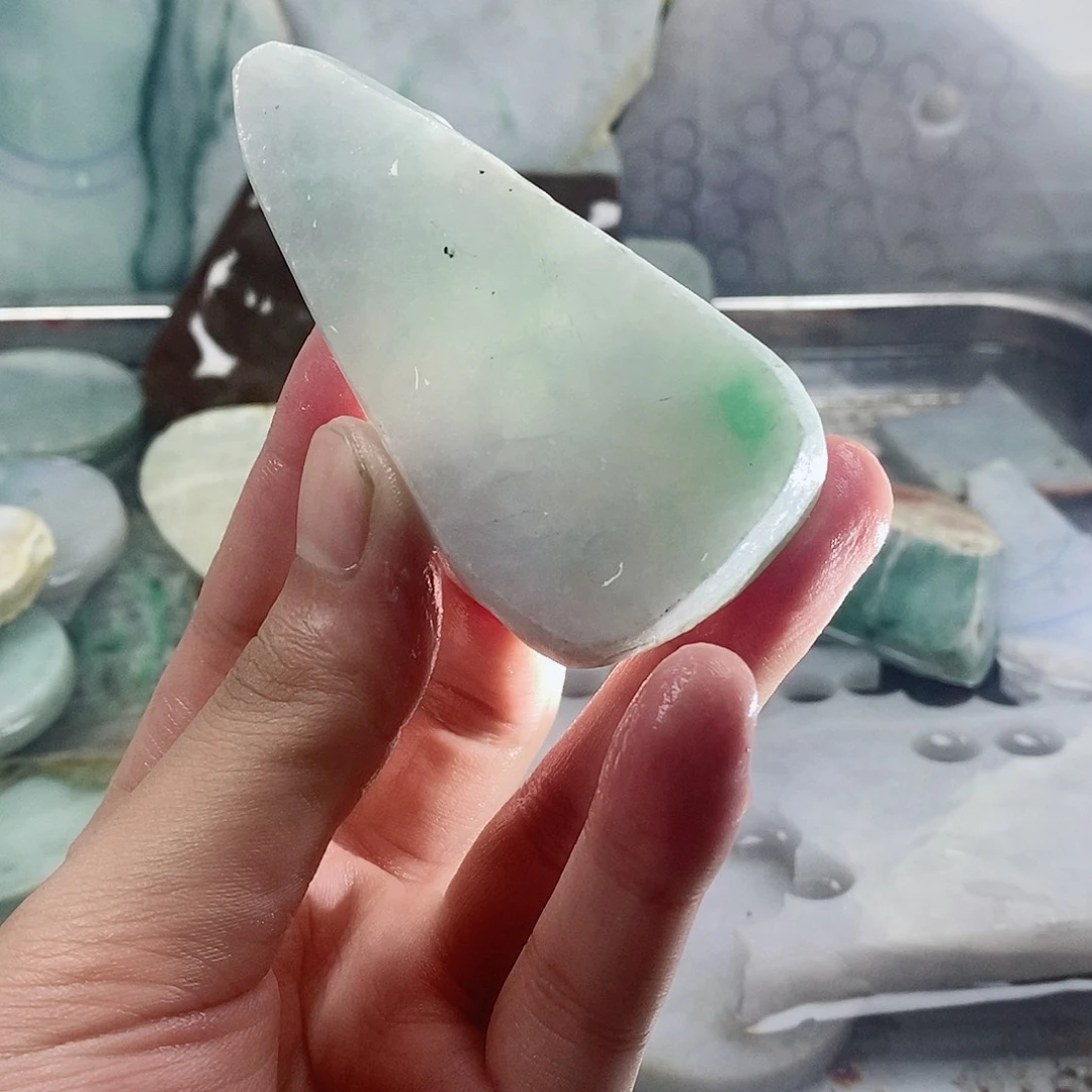 翡翠散珠天然缅甸翡翠a货29