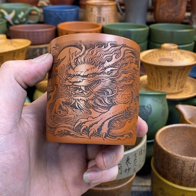 【闪购商品】紫砂杯子宜兴全手工紫砂杯