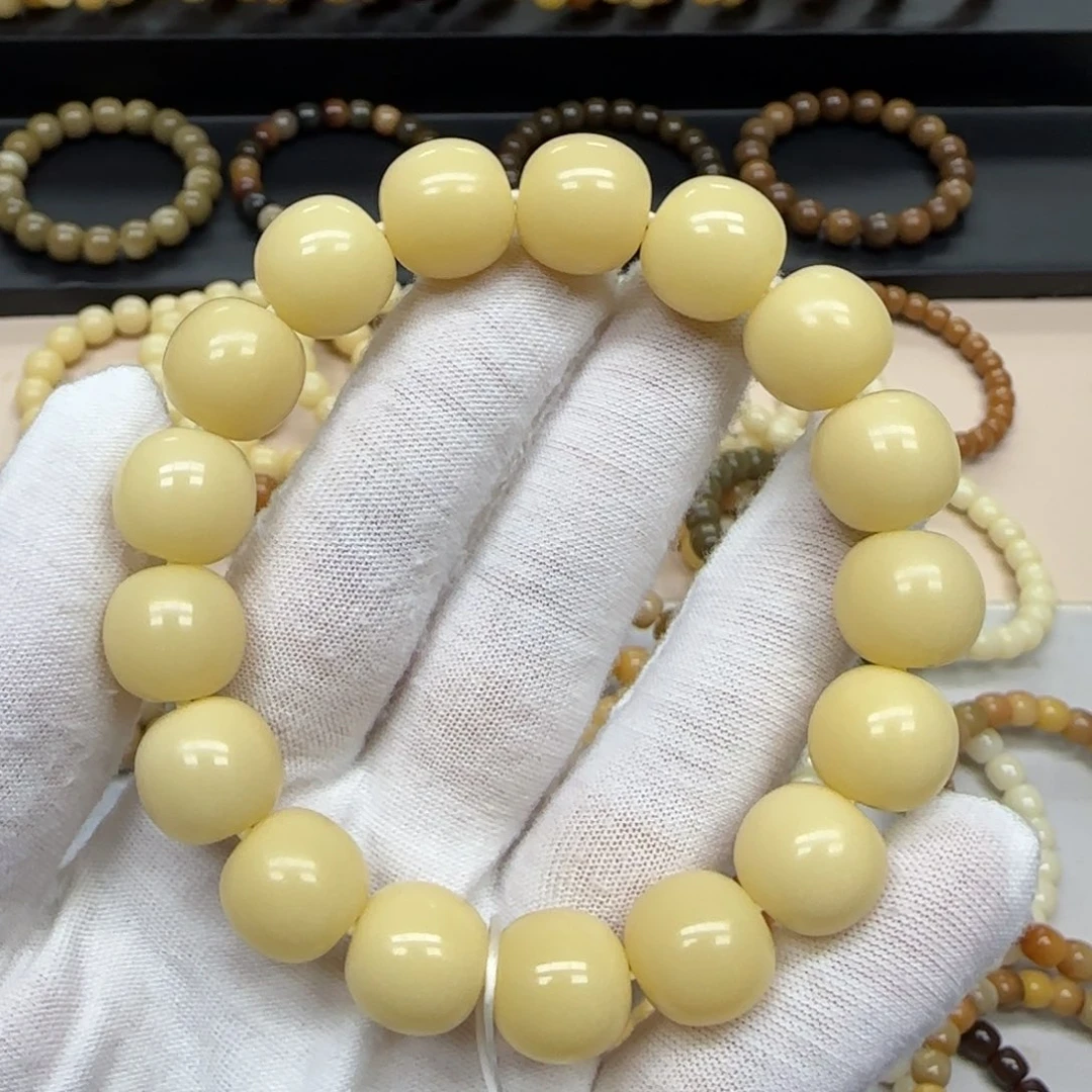 菩提根/象牙果手串14 精工 10年 珑珠