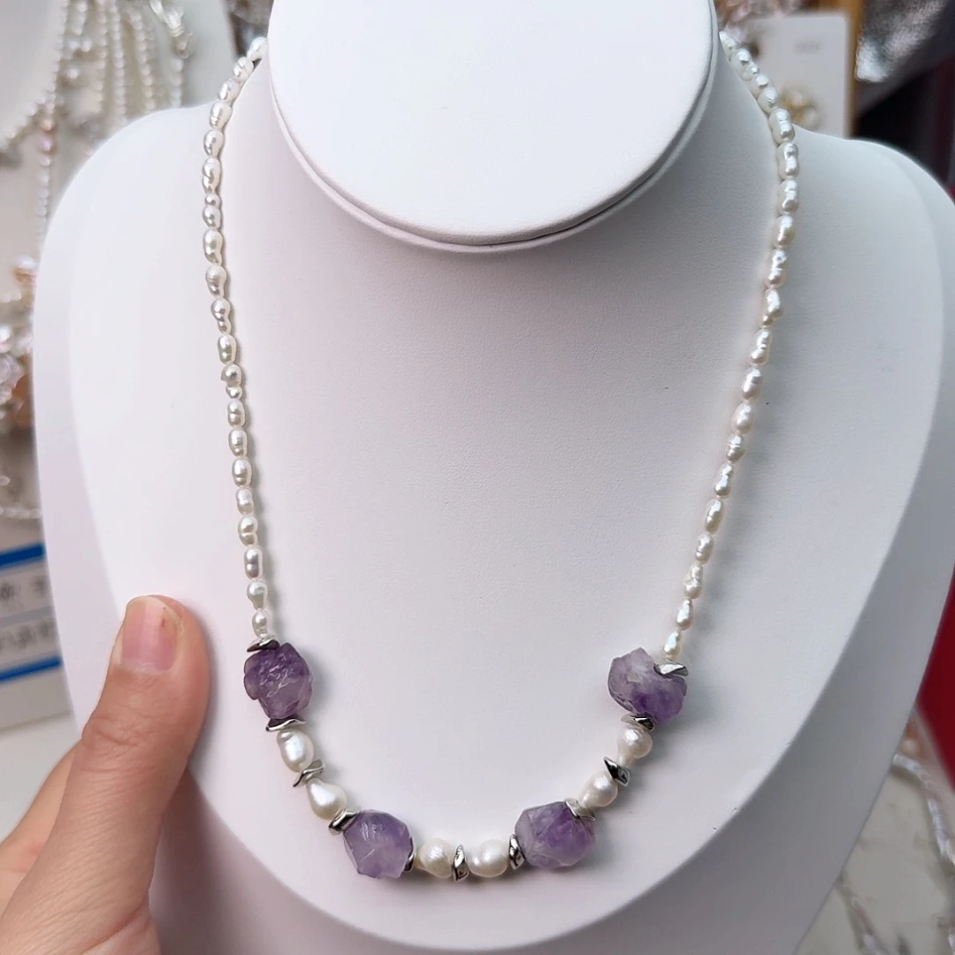 未镶嵌颈饰淡水珍珠