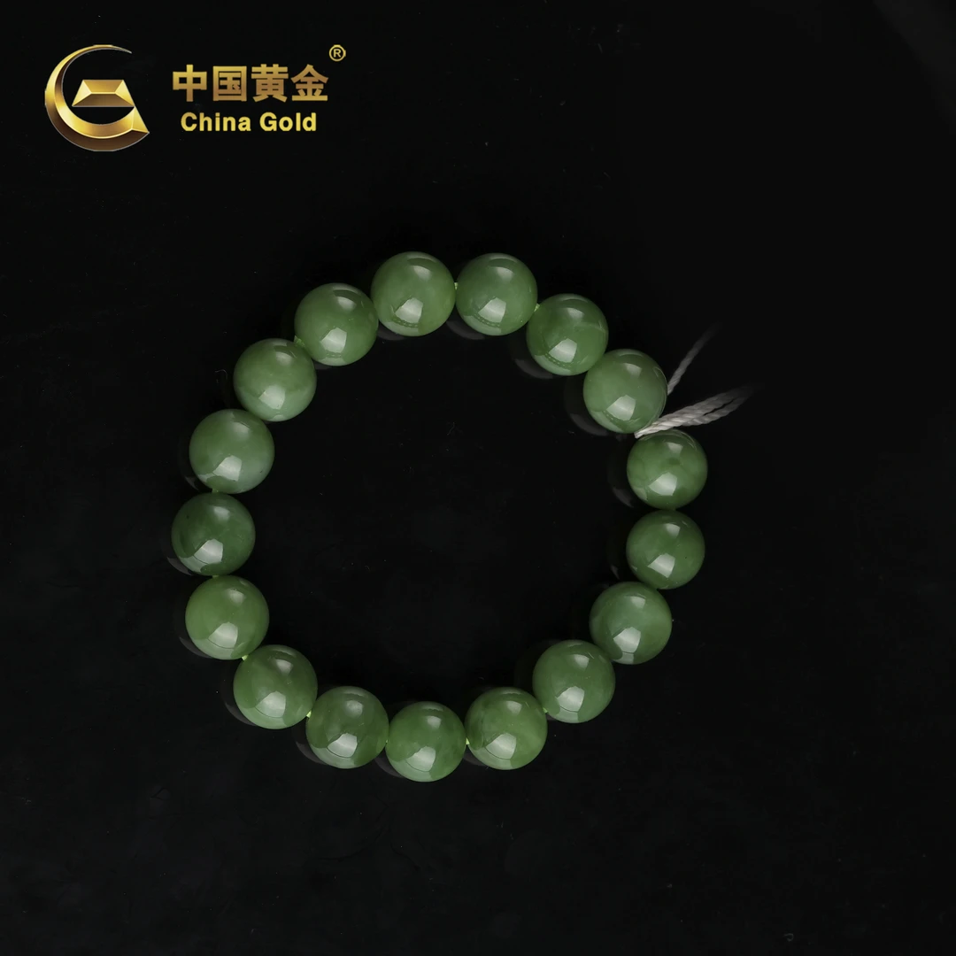 【中国黄金】琉翠 | 和田玉*手串*未镶嵌-S3800-格