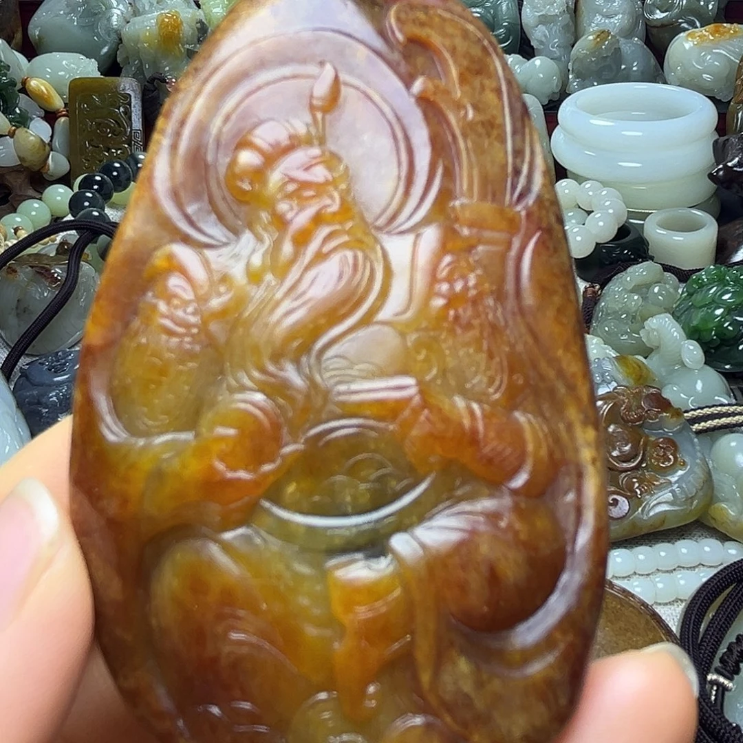 凡***人和田玉未镶嵌把件