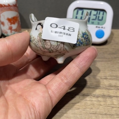 瓷片如**飞048号瓷器小摆件