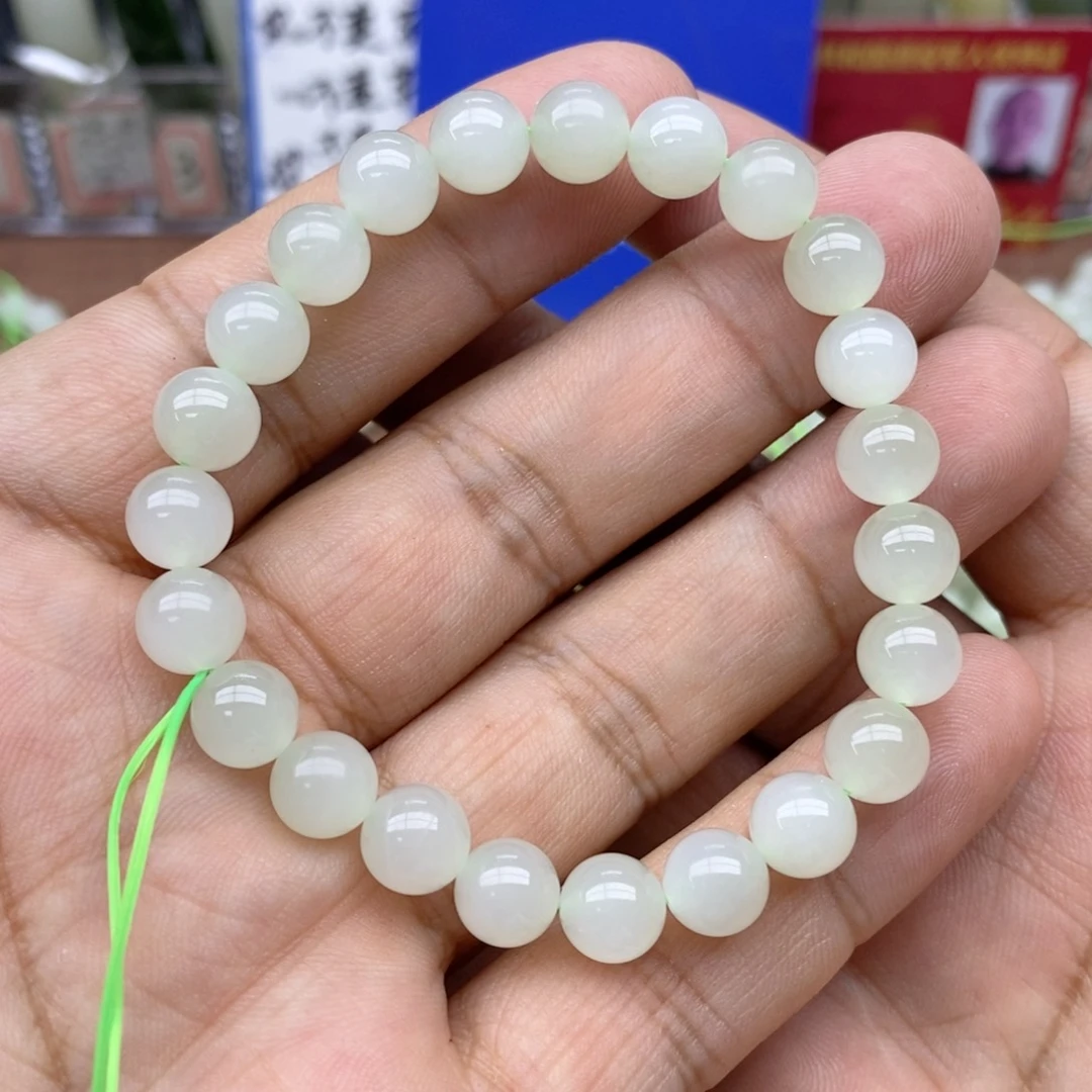 未镶嵌手串和田玉卡8