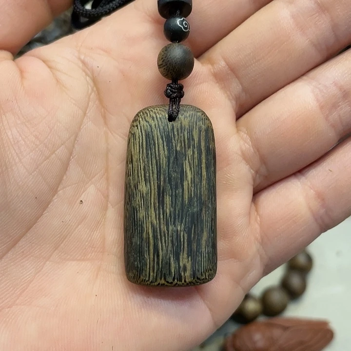 沉香吊坠奇楠挂件红油老料