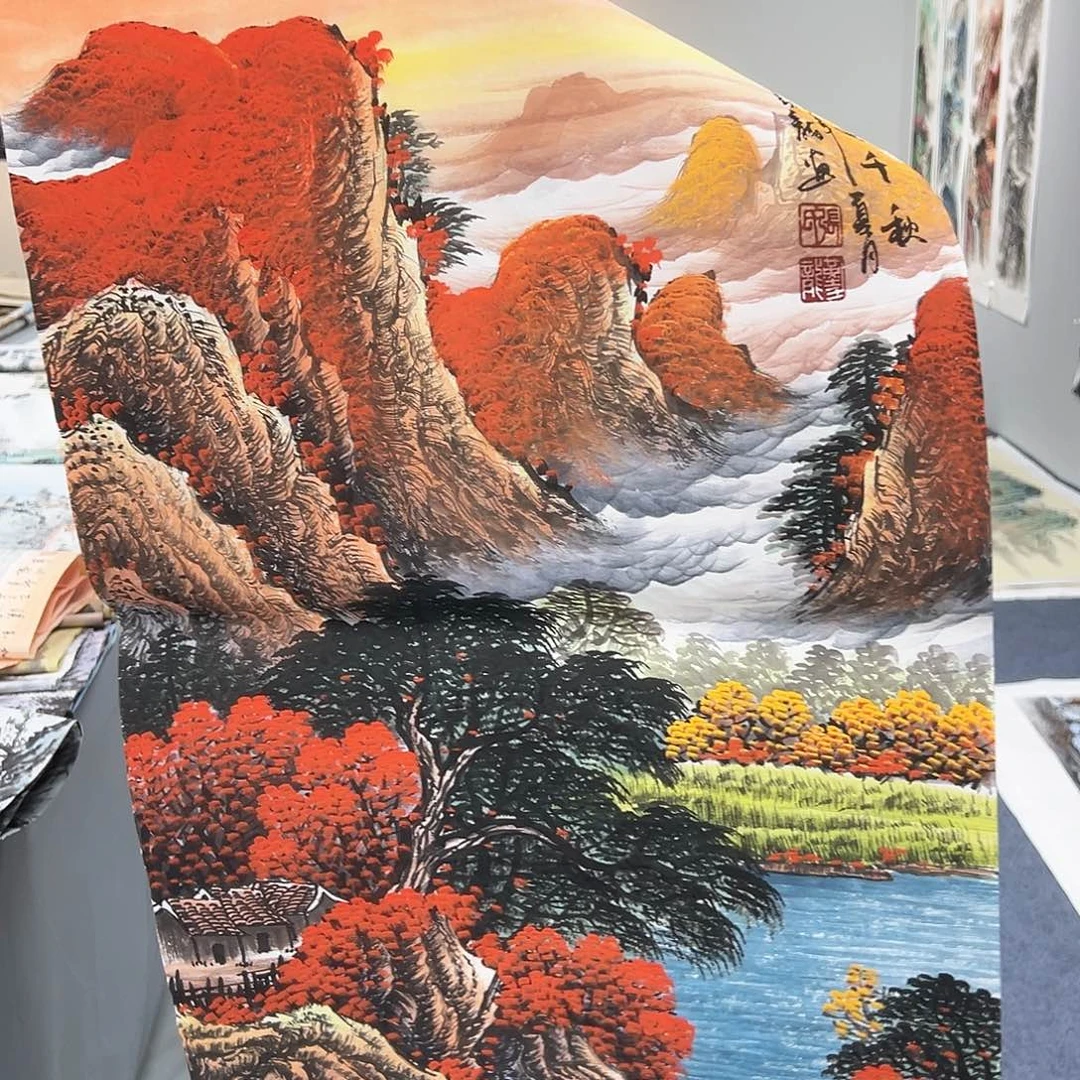 国画国画作品纯手绘