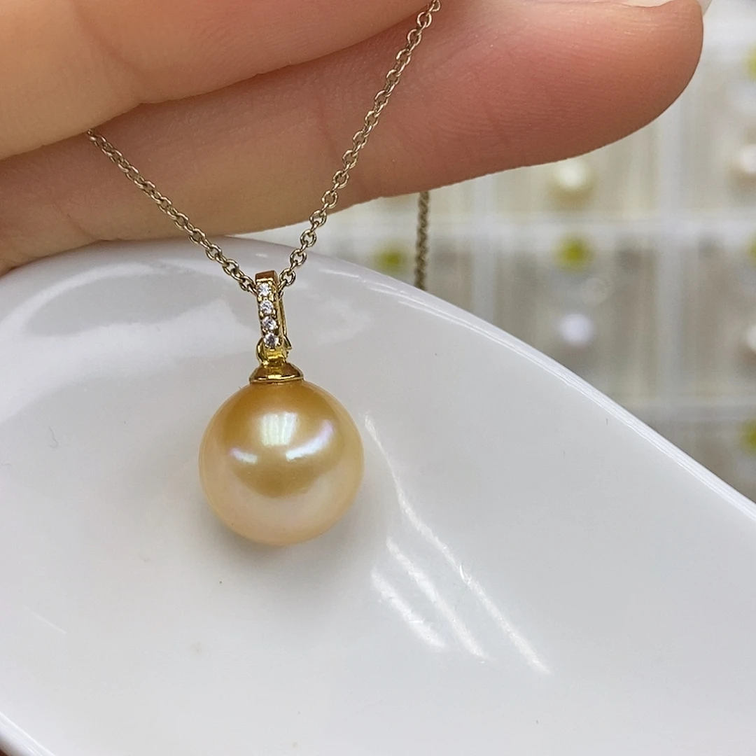 淡水珍珠吊坠(赠链)合金