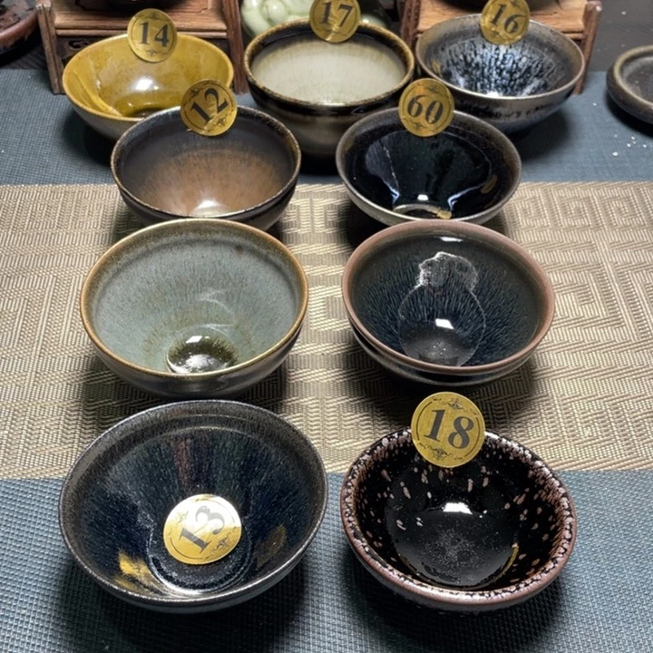 【闪购商品】茶盏用***0柴烧建盏主人杯
