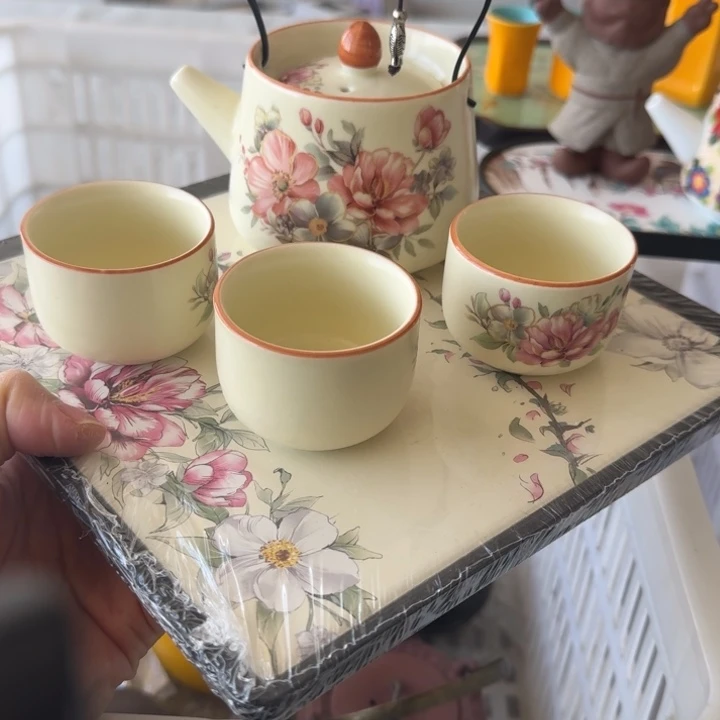 微瑕陶瓷茶具茶杯茶壶