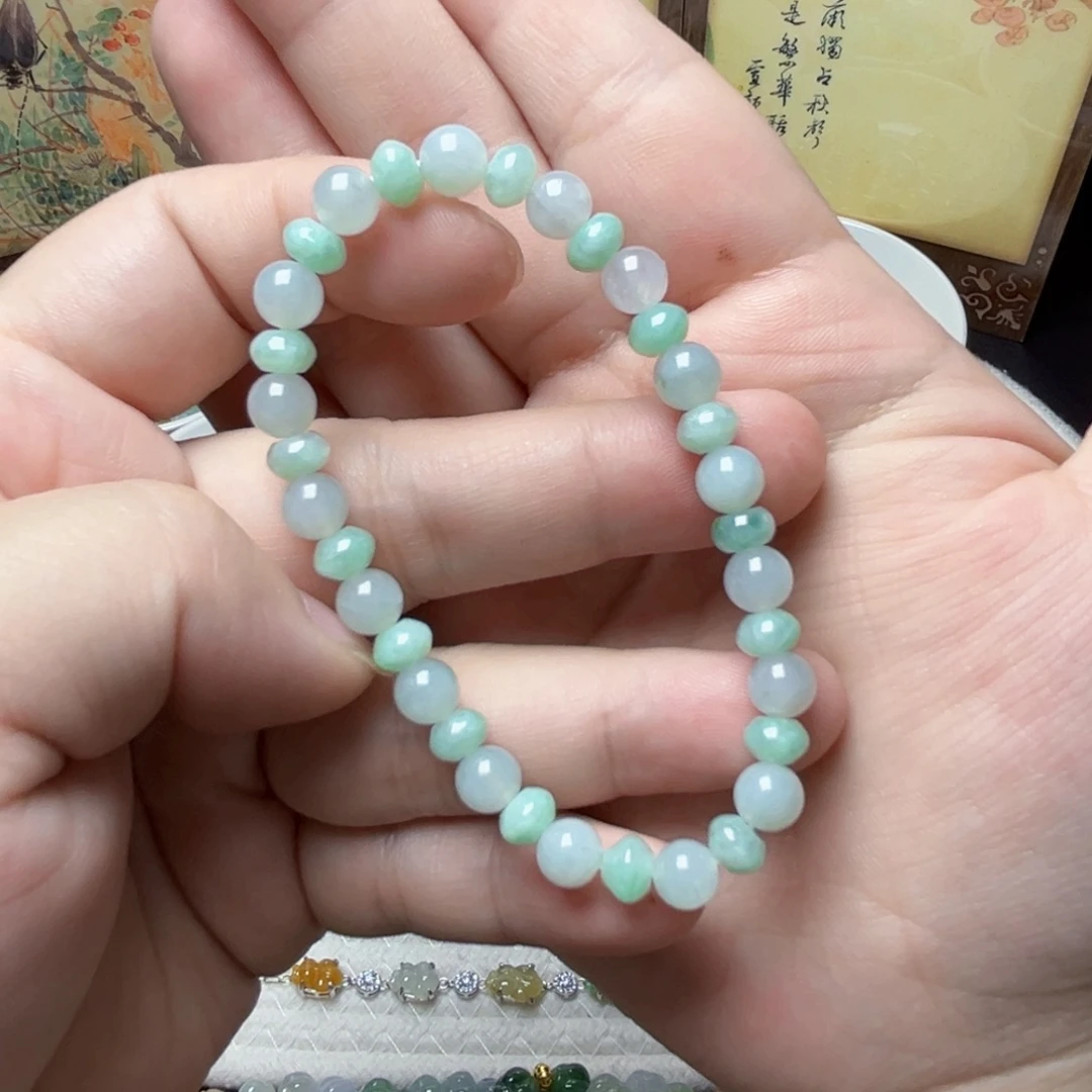 未镶嵌手链翡翠翡翠