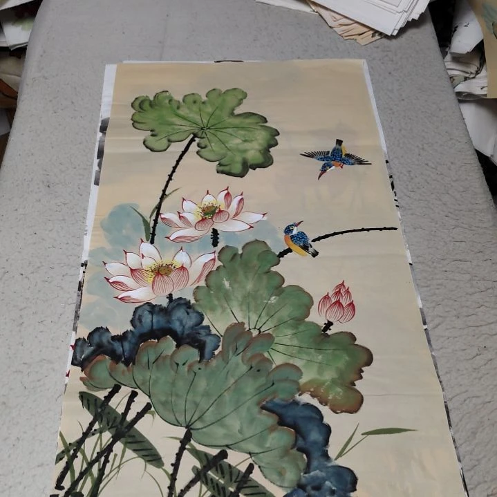 刘***涵国画国画花鸟花鸟花鸟
