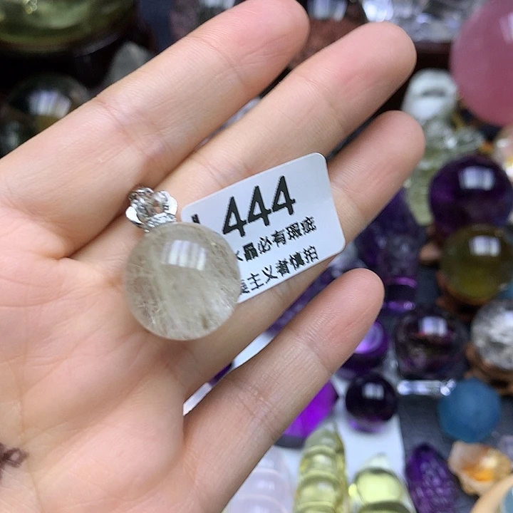 细***0珠宝半成品水晶银S925镶嵌