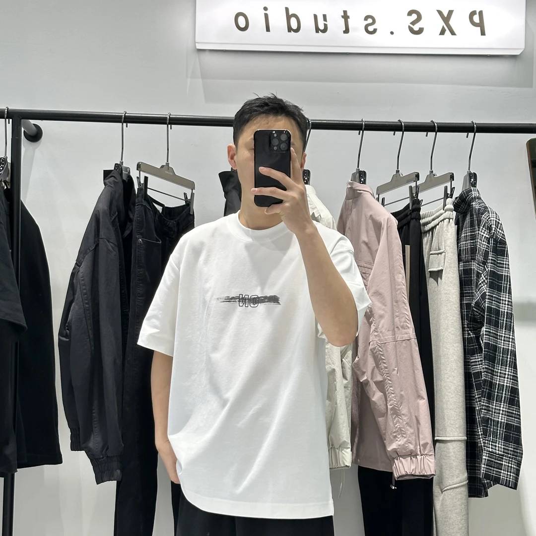 Sufeng(高端线)刺绣不规则数码印花品质短袖25878