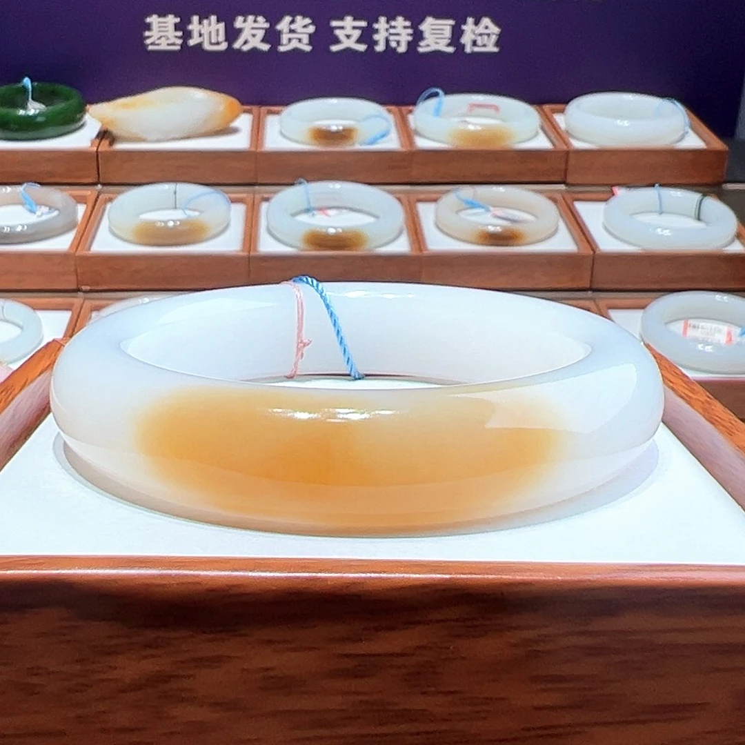 和田玉手镯 56 57未镶嵌