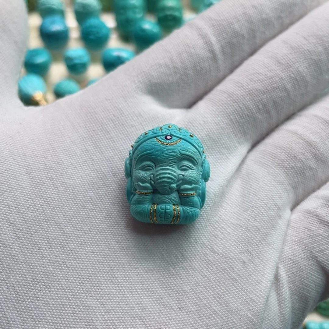 绿松石珠宝奇石未镶嵌