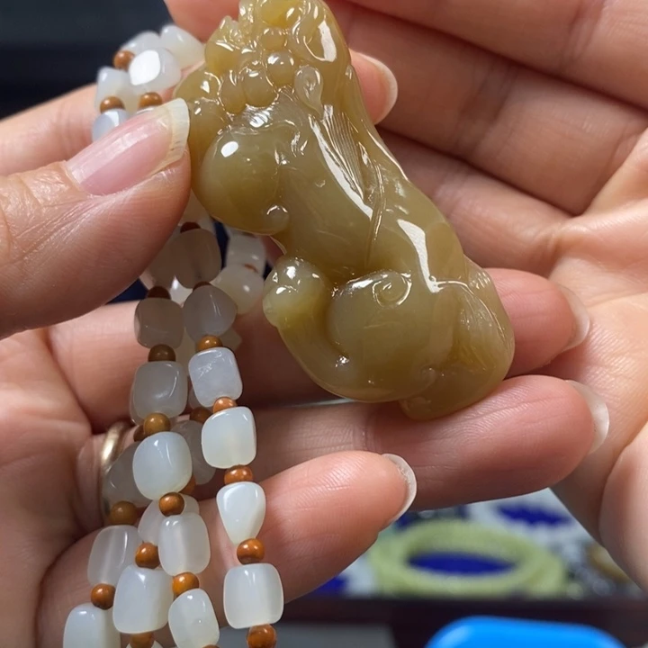 和田玉挂件未镶嵌海