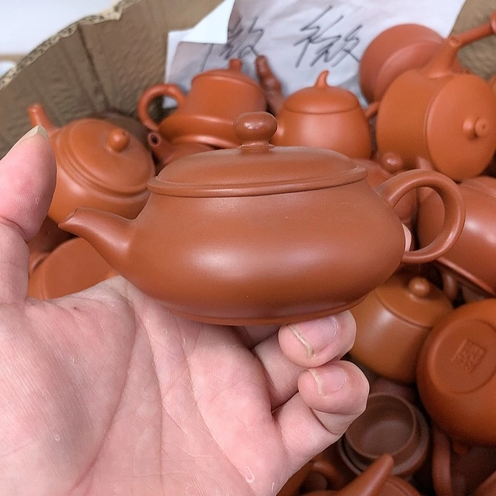 原矿朱泥茶具茶壶家用120
