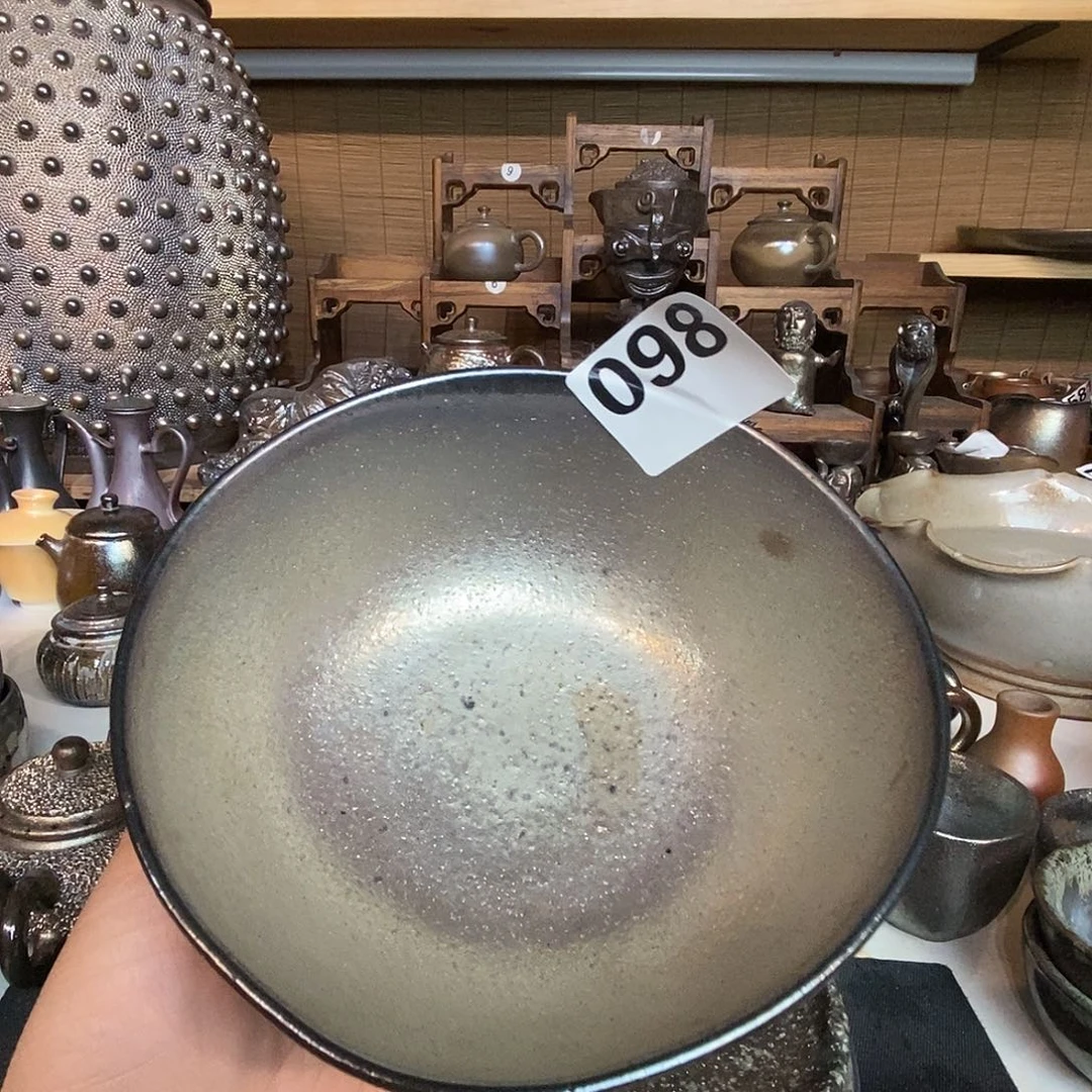 高温柴烧陶泥饭碗