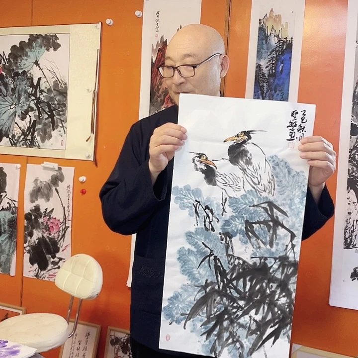 国画张圣敏先生纯手绘作品