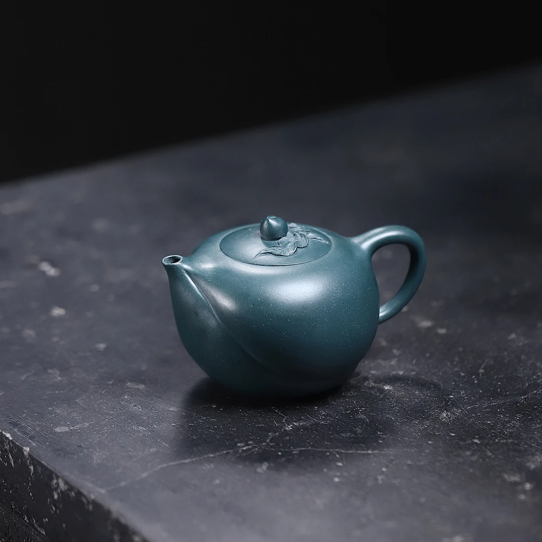 JCY-0015季畅园【桃源】老墨绿泥150cc茶器茶具宜兴紫砂茶壶