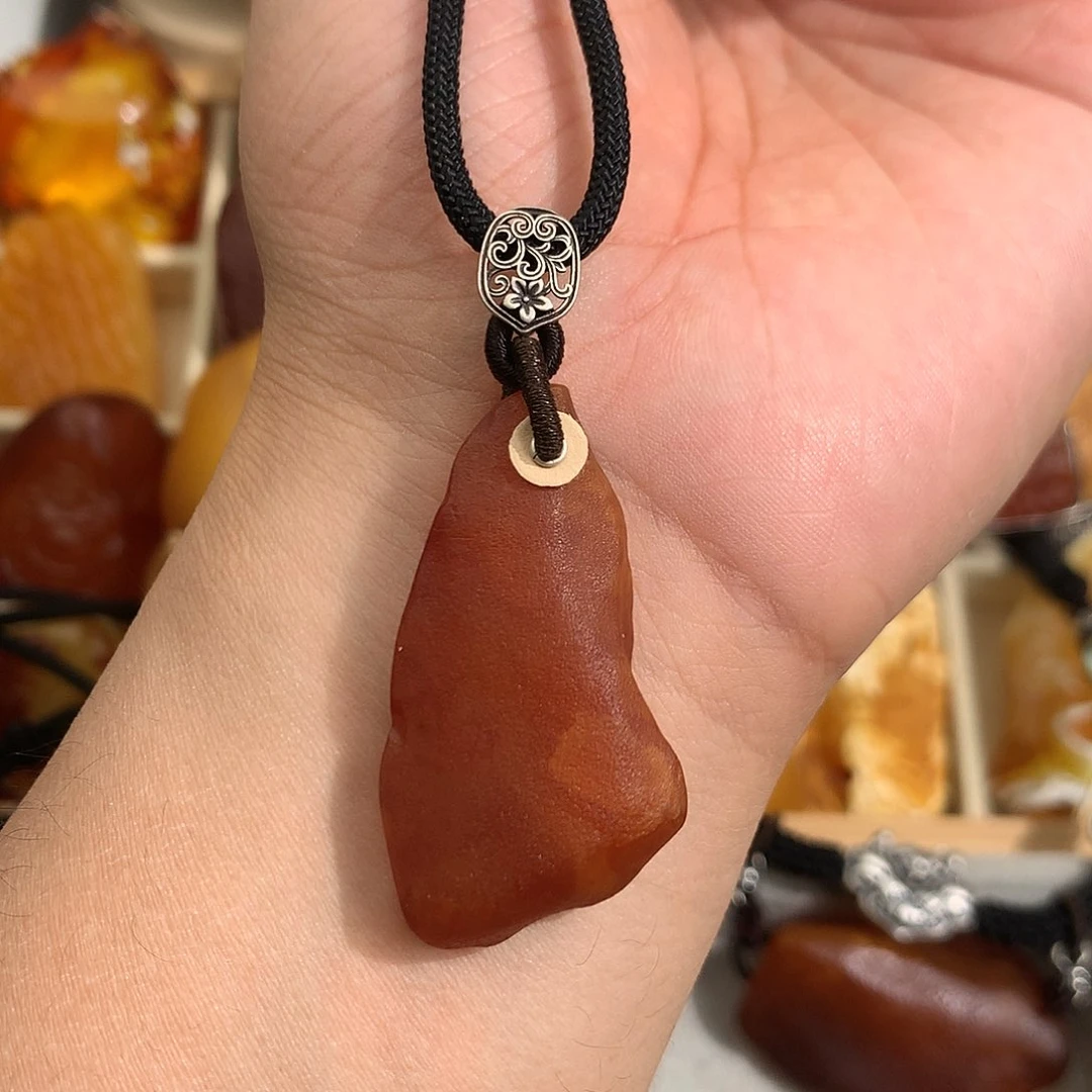 蜜蜡裸石未镶嵌我