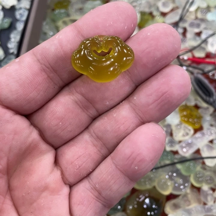 蛇纹石玉合金颈饰