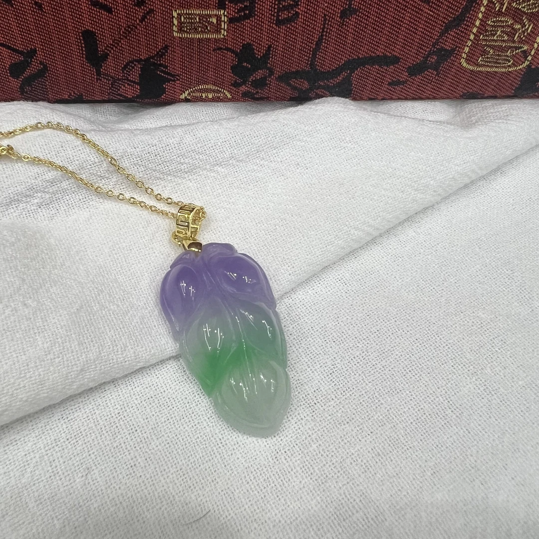 高定珠宝春带彩叶子RX697S0158