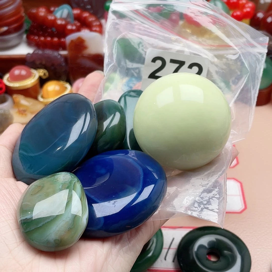 合金颈饰玛瑙/玉髓莲***澜