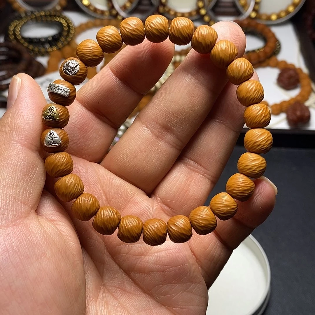 猴头核桃手串全品9左右云锦四标高配28号