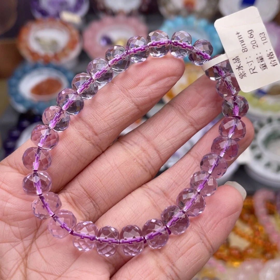 水晶手链未镶嵌?****n紫水晶