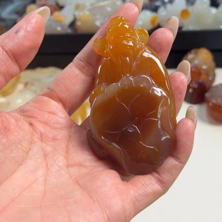 玛瑙/玉髓吊坠(不含链)未镶嵌