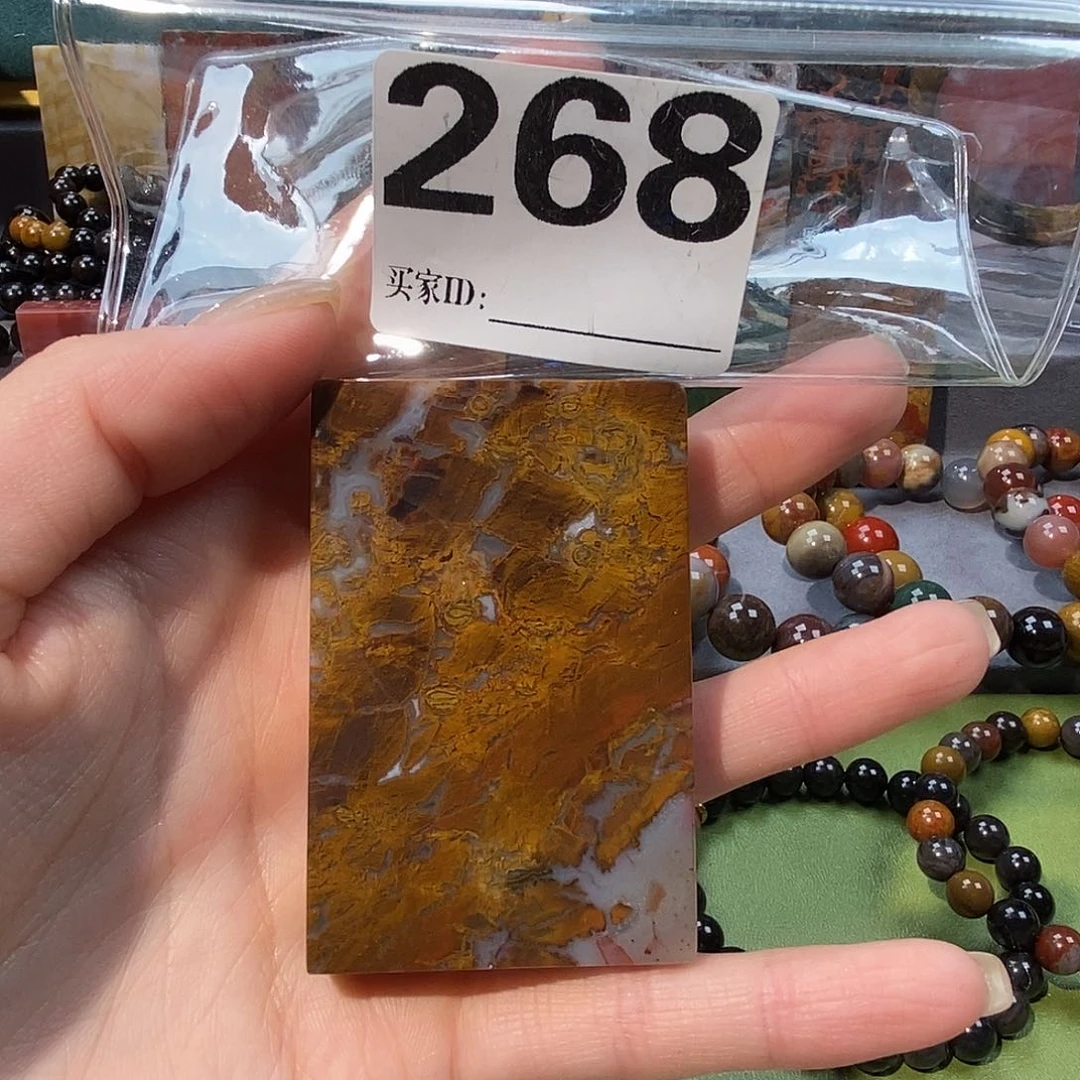 未镶嵌天然北票树化玉吊坠硅化玉