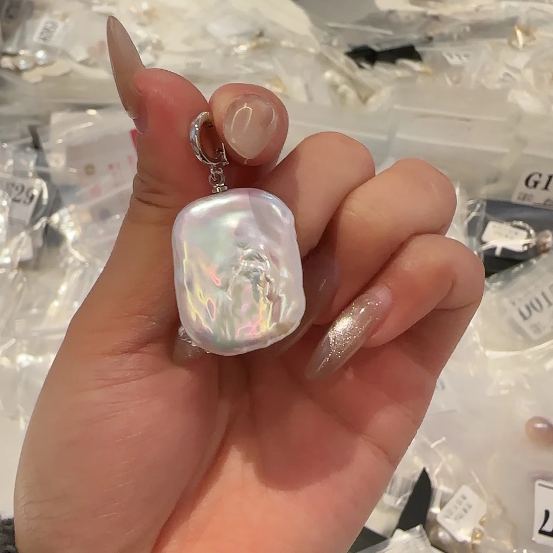 淡水珍珠吊坠(不含链)合金