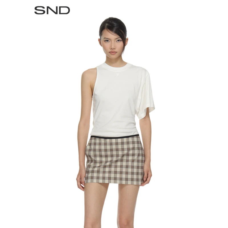 【SNDCOURREGES 设计师品牌】SND SS25 简约单袖T恤